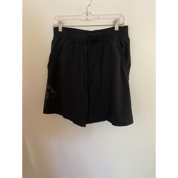 Under Armour Men’s Logo 7” Brief-Lined Running Shorts 1357292 Black 001 Size L - Picture 1 of 8